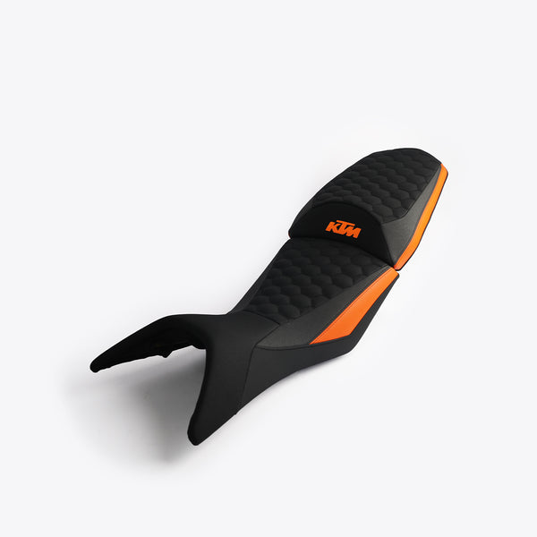 KTM Super Adventure Saddle Cover – Orange Power Edition (2022–2024)